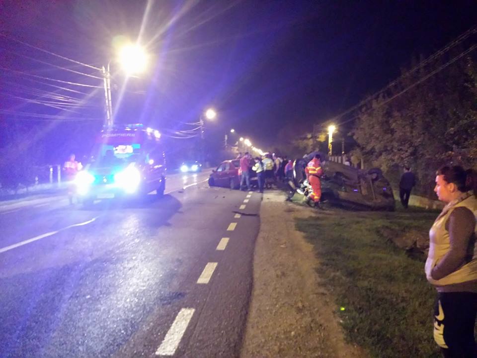 VIDEO. Accident pe Lucian Blaga. O mamă și fiul ei de 6 luni, la spital