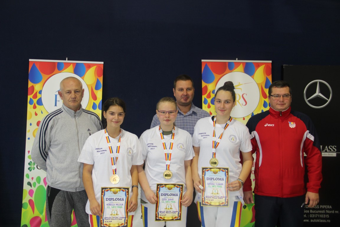 Aur și bronz la Naționalele de floretă