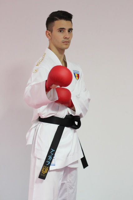 Un careian la Mondialele de karate