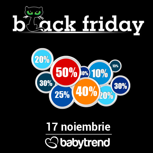 Black Friday la Babytrend ! Reduceri de până la 60%