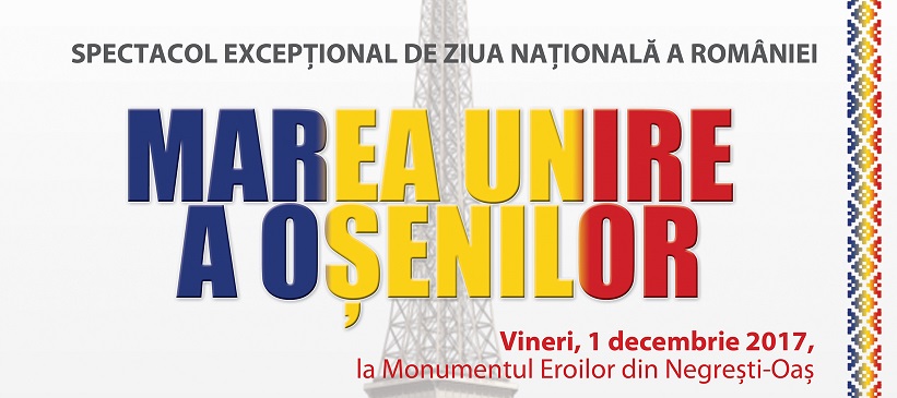 Marea Unire a Oșenilor. Duplex Negrești Oaș - Paris de Ziua Națională a României