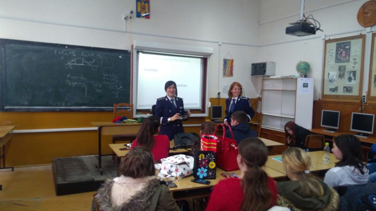 Activități antidrog și de prevenire a accidentelor la Liceul ”Constantin Brâncuși”