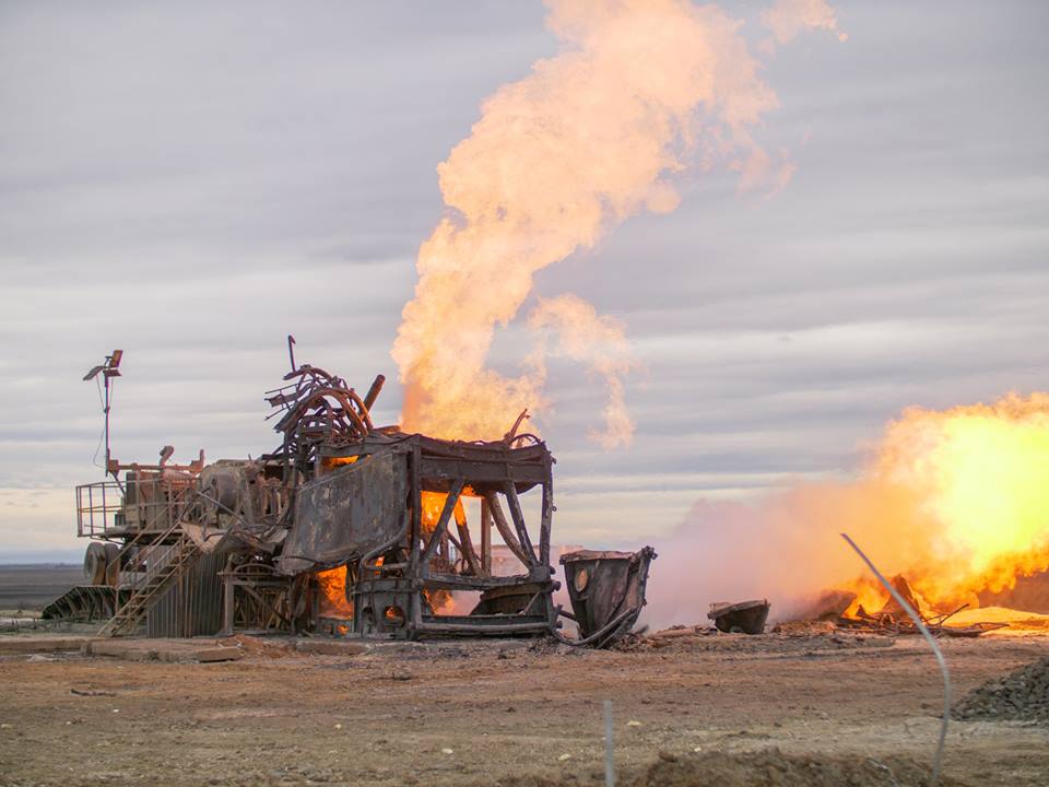 VIDEO/FOTO. IADUL de la Moftin. Scheletul sondei a fost îndepărtat