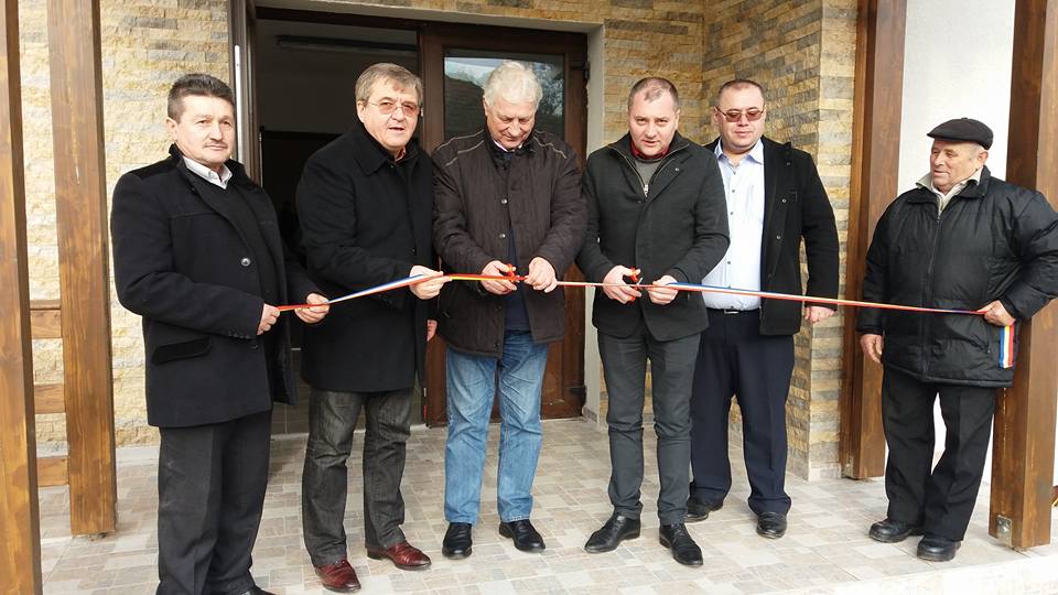 Cămin cultural modern, construit  la Giorocuta