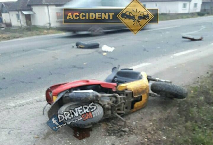 FOTO. Accident grav lângă Satu Mare. Un bărbat, în stare gravă la spital