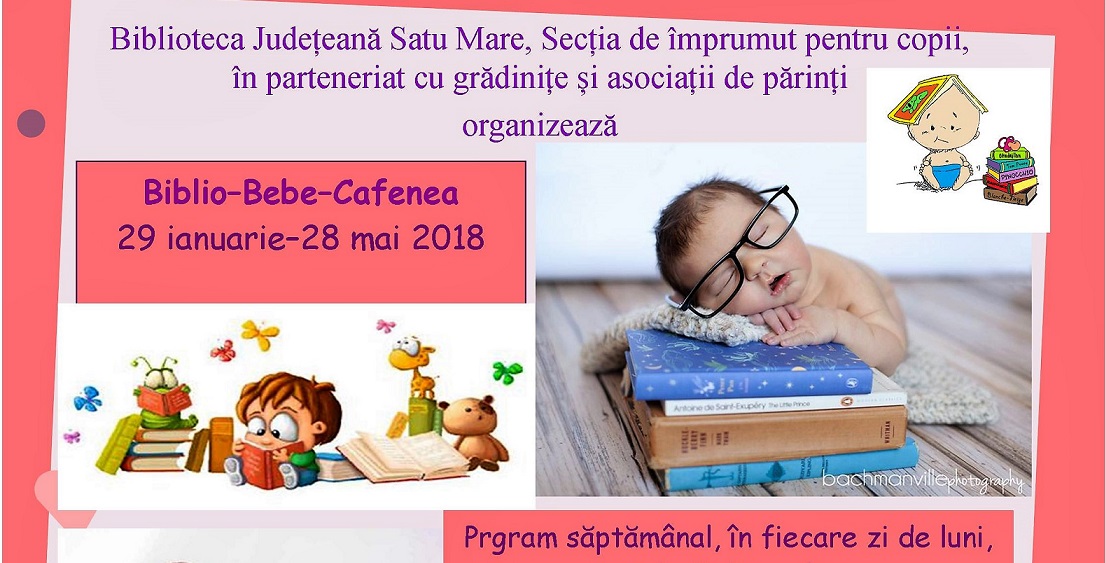 Un serviciu nou și inovativ pentru mămicile și bebelușii din Satu Mare. Biblio–Bebe–Cafenea
