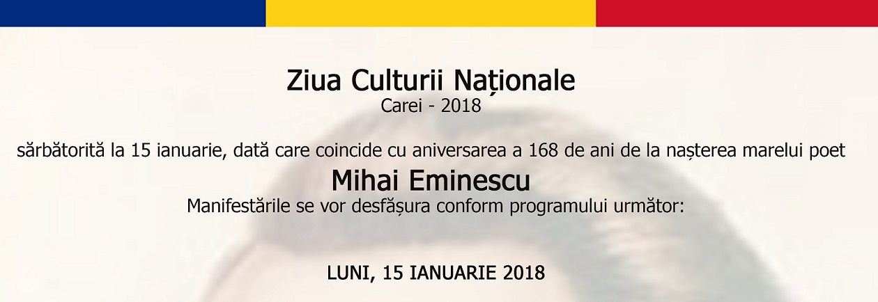 Ziua Culturii Naționale la Carei. Programul evenimentelor