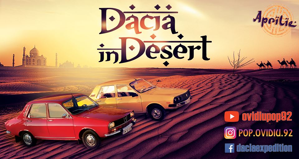 Opt sătmăreni pornesc în aventura vieții lor. Cu Dacia în deșert