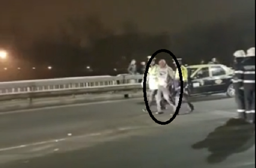 Șofer sârb, încătușat de polițiștii sătmăreni. Avea alcoolemie și era recalcitrant