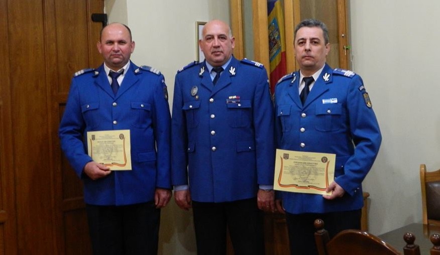 FOTOGALERIE. Colonelul Gheorghe Vlad, de la jandarmi, s-a pensionat. 25 de ani de muncă în MAI