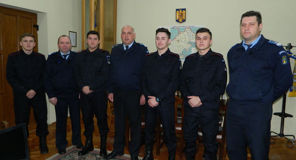 FOTO. Sânge proaspăt la Jandarmerie. Elevi în practică la Satu Mare