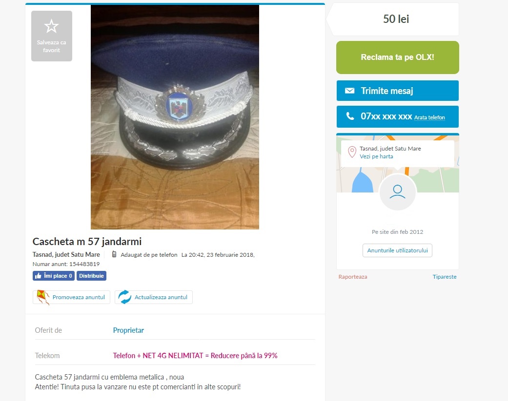 Sătmărenii  “campioni” la vânzări trăsnite pe OLX