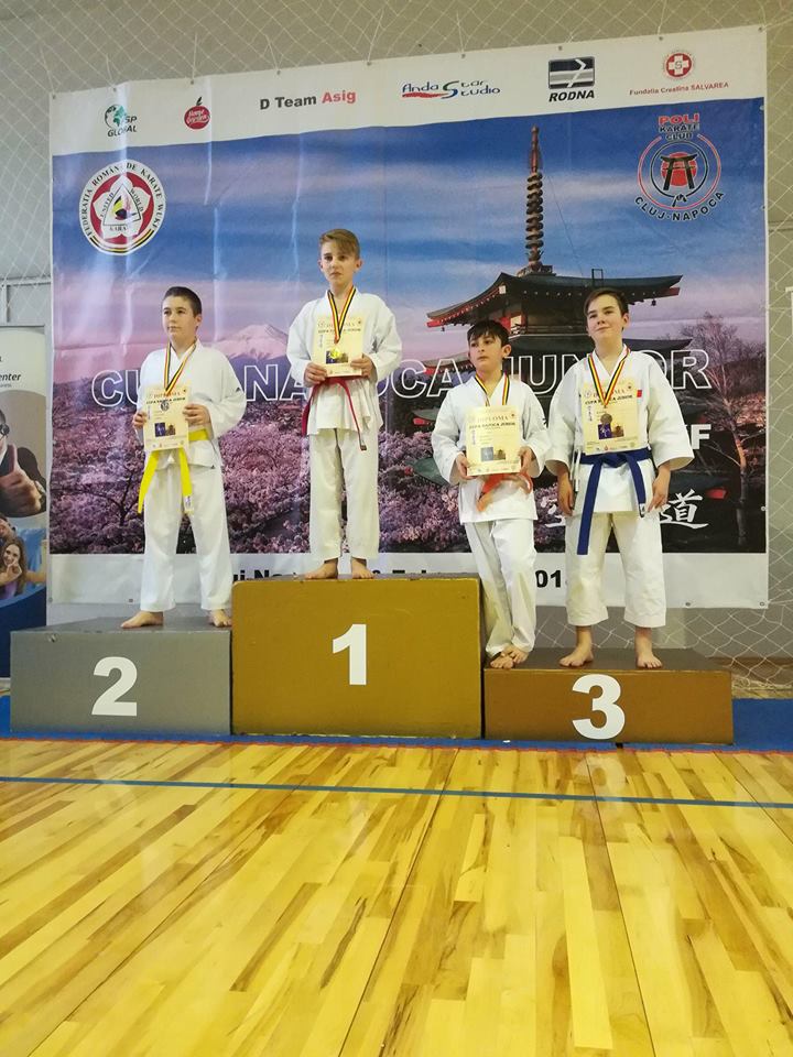 Karate  /  Zanshin, pe podium la “Cup Napoca – Juniori”