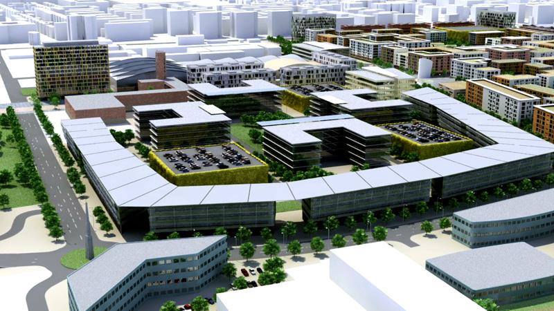 FOTOPLANURI. INVESTIȚIE! Cartier nou și strip-mall la Satu Mare. Mâine va fi inaugurat șantierul