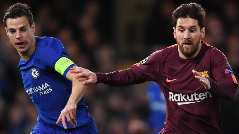 Messi înscrie primul său gol împotriva lui Chelsea