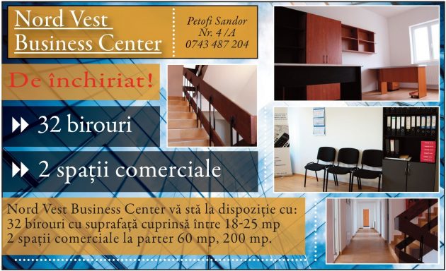 VIDEO/FOTO. Nord Vest Business Center, la dispoziția oamenilor de afaceri sătmăreni
