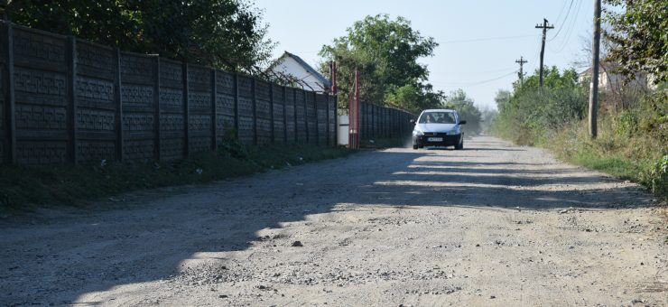 Lucrările de modernizare a străzii Lunca Sighet au reînceput. Peste 2,2 milioane lei alocate