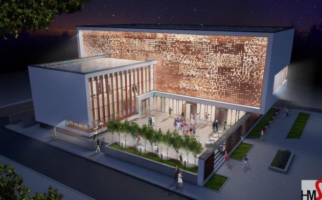 FOTOGALERIE. Cea mai impresionantă clădire din Țara Oașului, finalizată de Centenar. 80% e gata