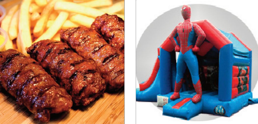 Mici da, ”Spiderman  gonflabil” ba!  