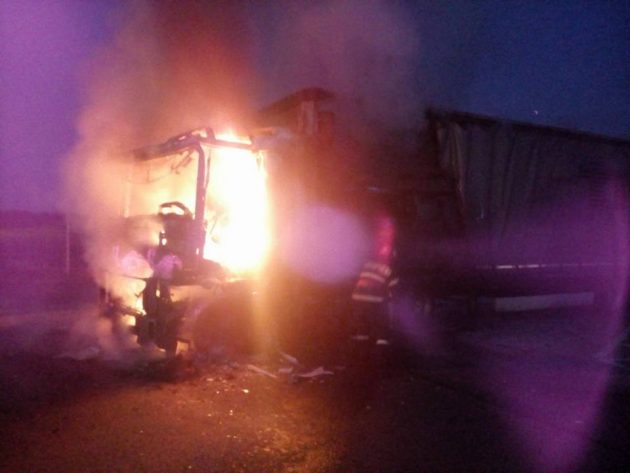 FOTOGALERIE. Tirist, la un pas să ardă de viu. A suferit arsuri în zona feței