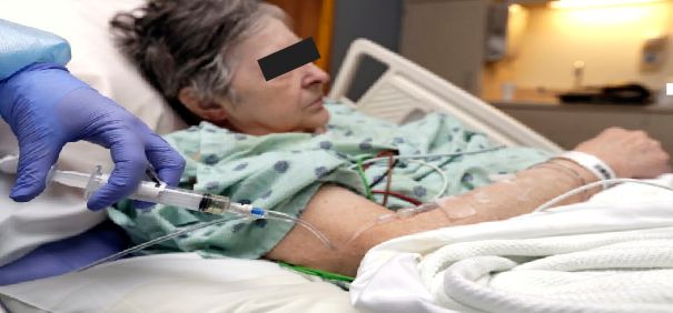 Aproape de a muri de inaniție