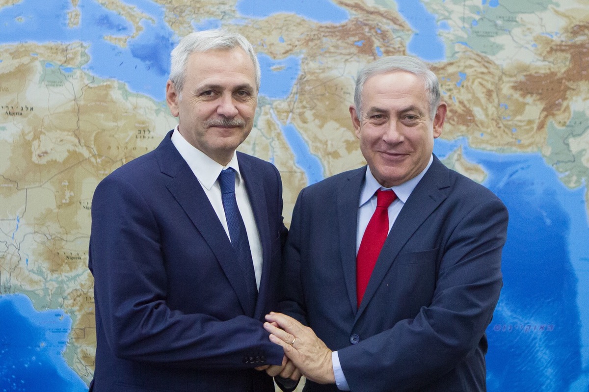 Liviu Dragnea i-a vorbit preşedintelui  israelian despre relocarea Ambasadei României la Ierusalim