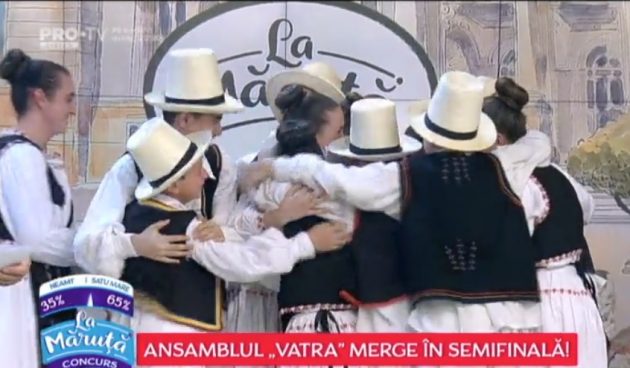 VIDEO. VICTORIE. Sătmărenii de la Ansamblul ”Vatra” din Santău, în semifinale la Măruță