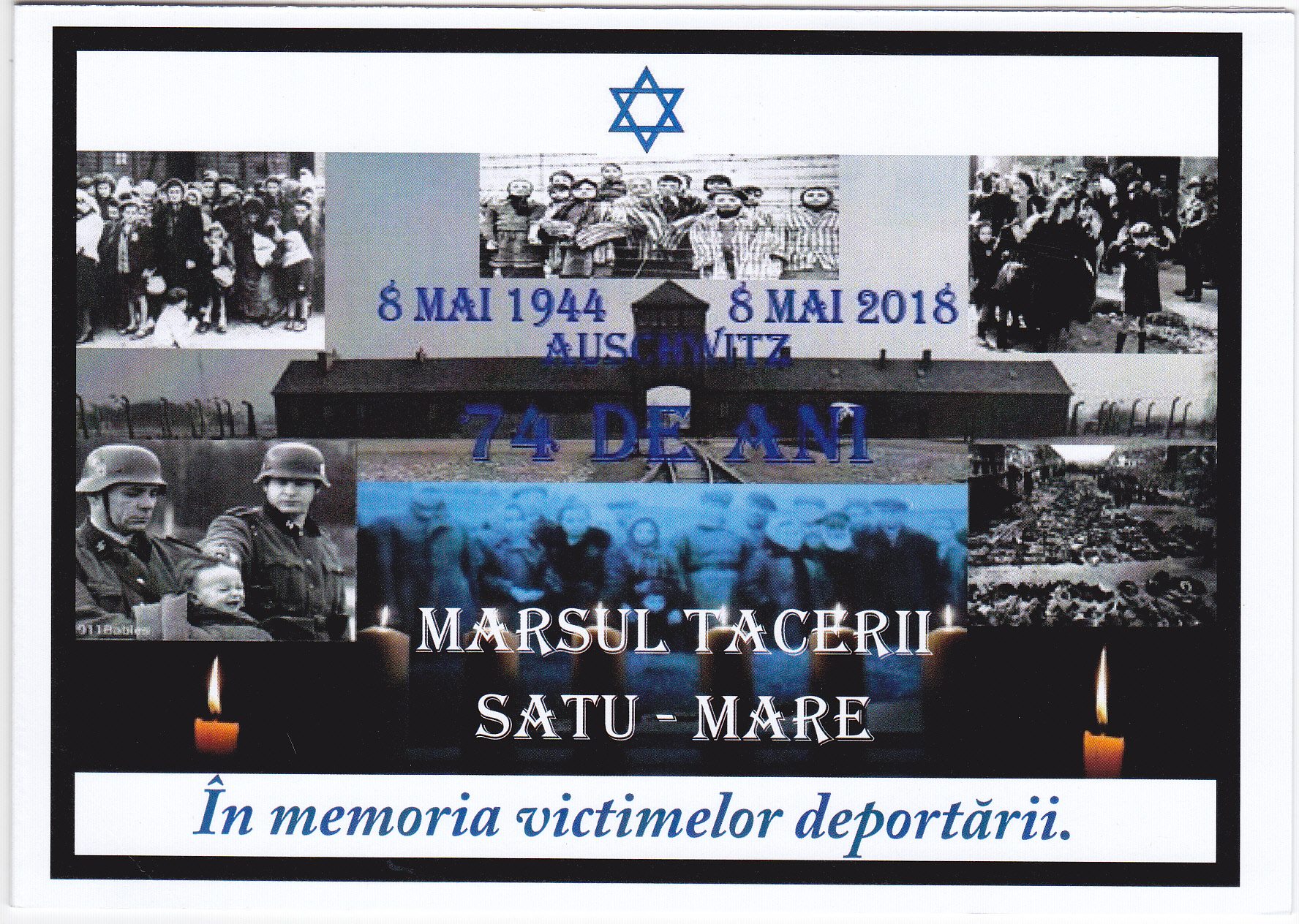 Marşul Tăcerii  la Satu Mare– În memoria victimelor Holocaustului
