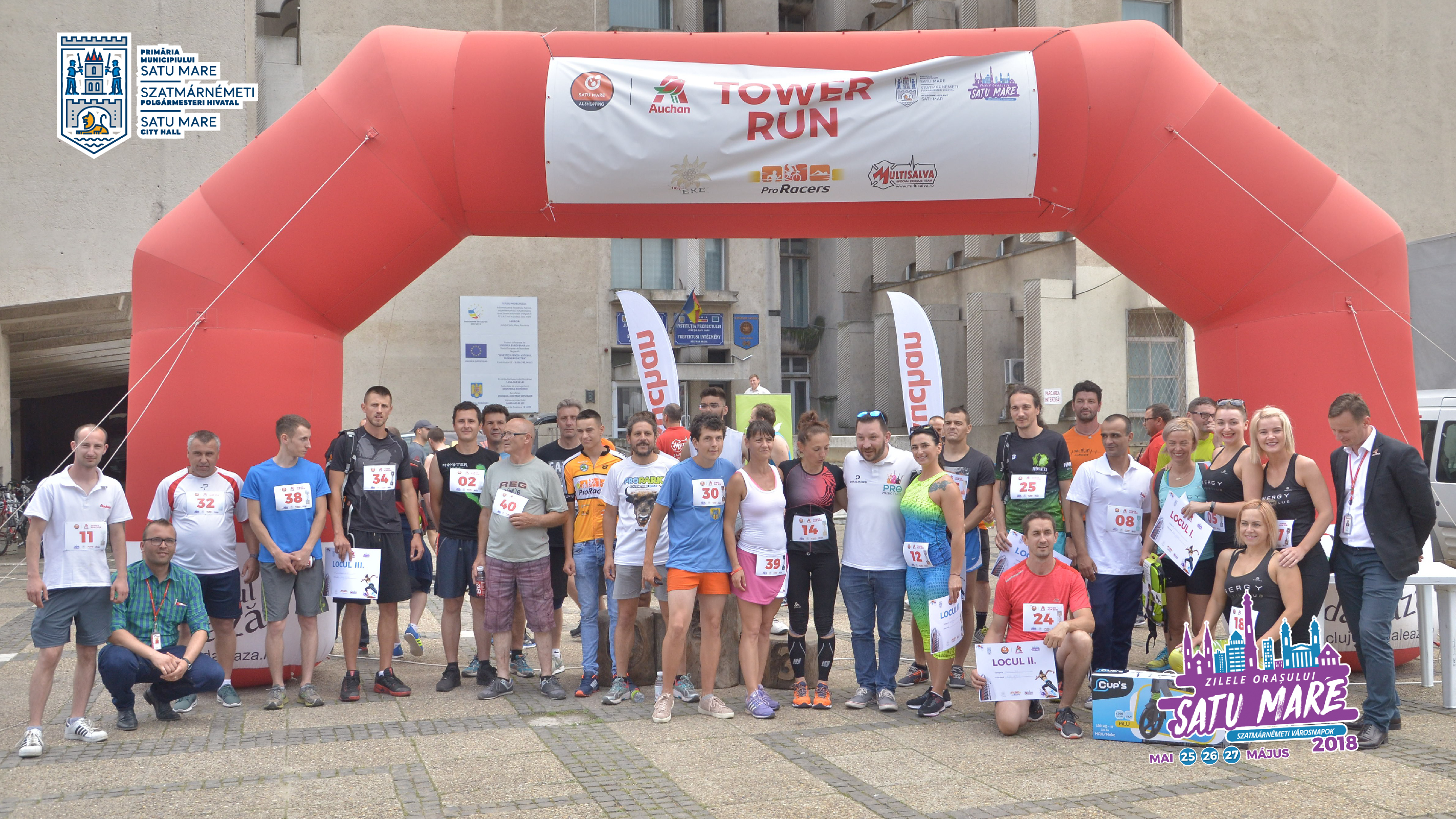 Un nou record la Auchan Tower Run!
