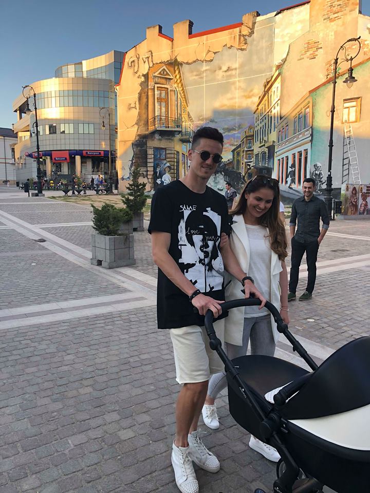 Diana Mich și Florin Gardoș, părinți de nota 10