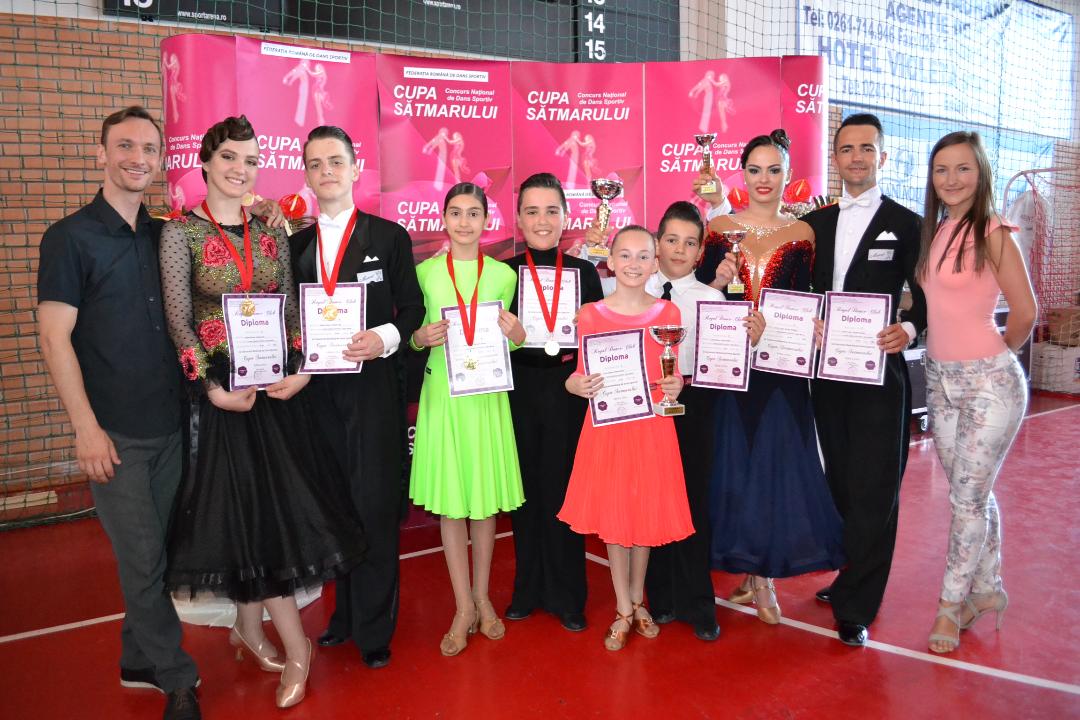 Perechile de la Loga Dance School au impresionat la Cupa Sătmarului