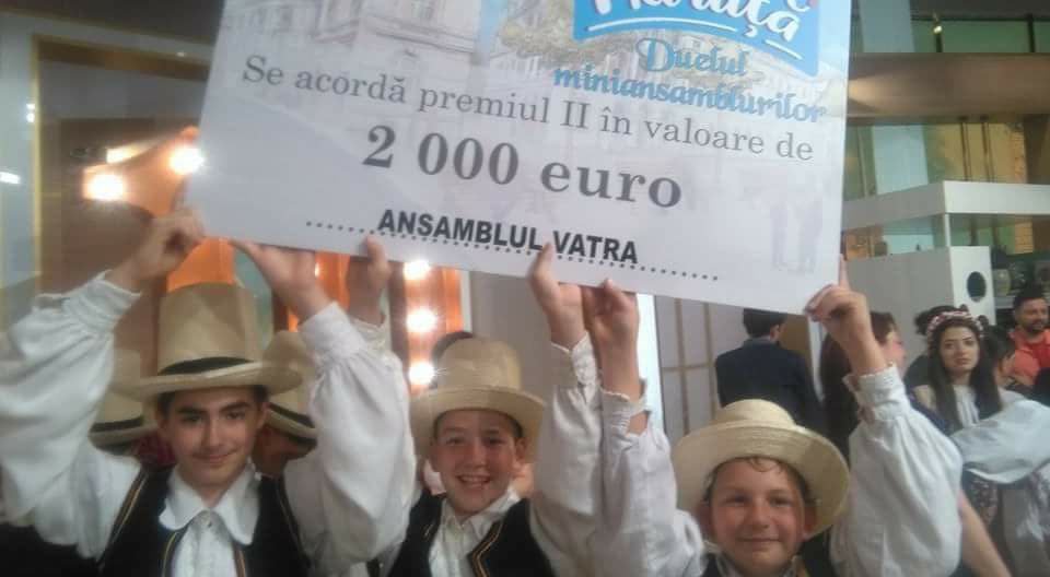 FELICITĂRI. Ansamblul ”VATRA” din Santău, locul II pe țară la Măruță