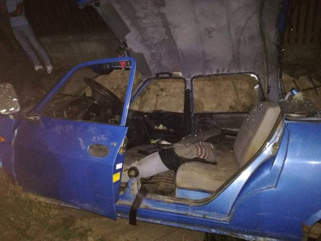 FOTOGALERIE. ACCIDENT grav în Țara Oașului. O persoană grav rănită