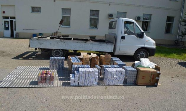VIDEO/FOTO. Captură impresionantă de la un sătmărean. Mii de pachete de țigări