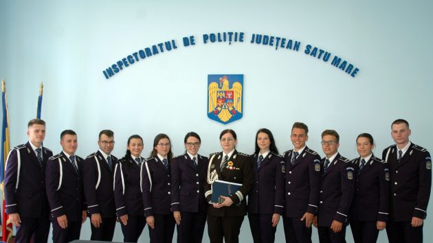 FOTO. POLIȚIȘTI NOI la Satu Mare. Bun venit în echipa polițiștilor sătmăreni!