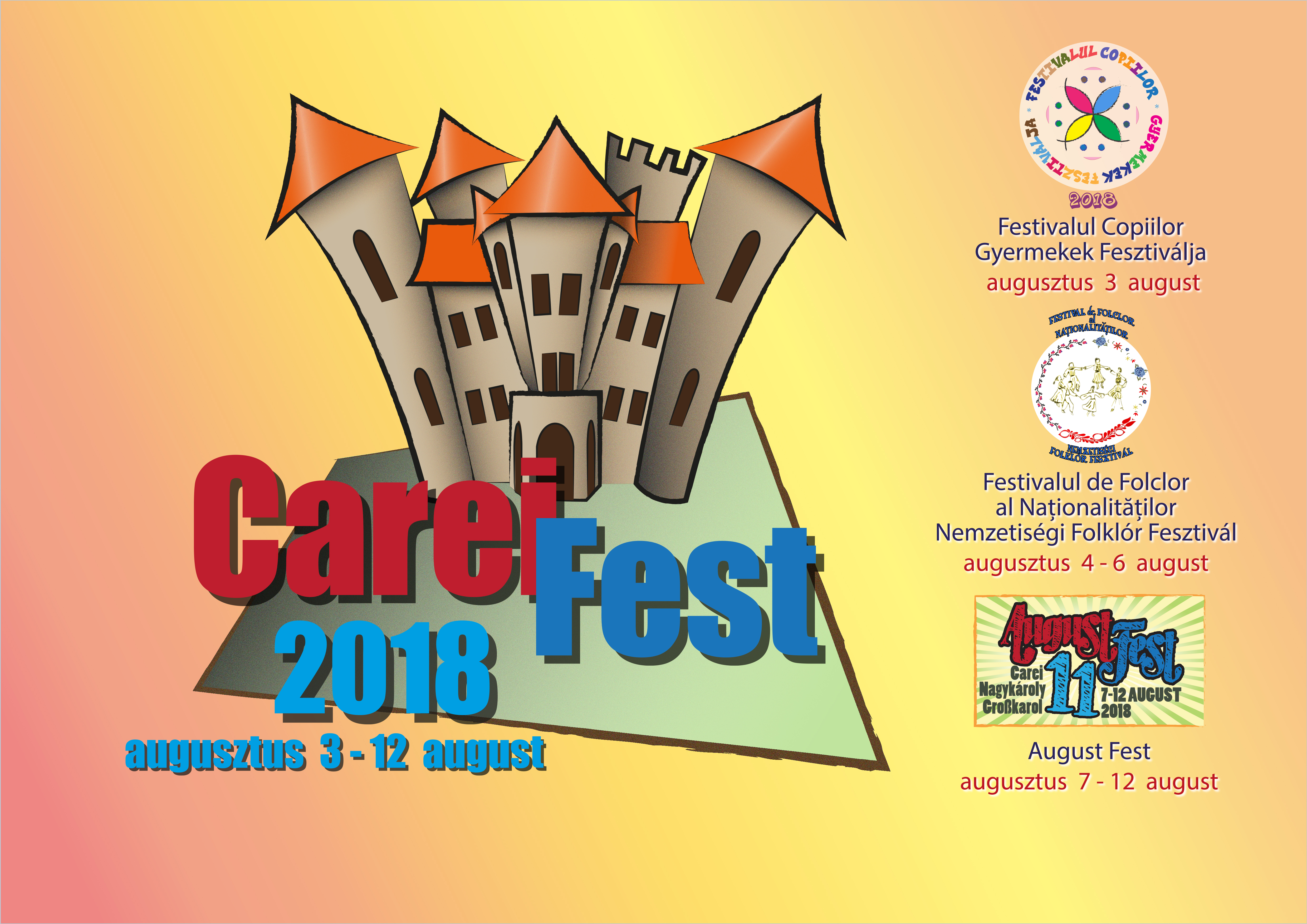 CAREI FEST 2018: Suită de manifestări în luna august