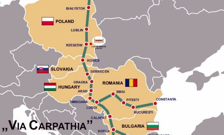 Autostradă transeuropeană lângă Satu Mare