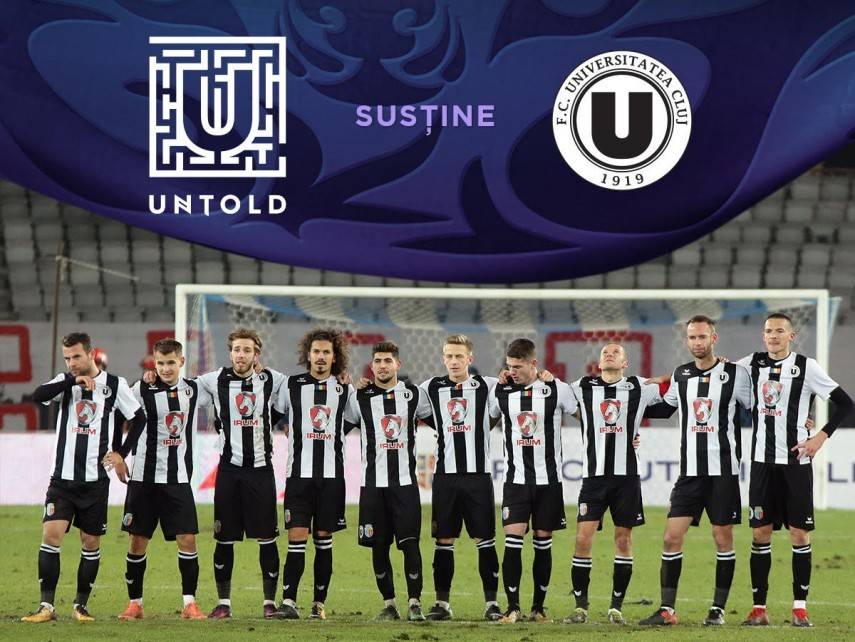 U Cluj, sponsorizată de cel mai mare  festival de muzică din România