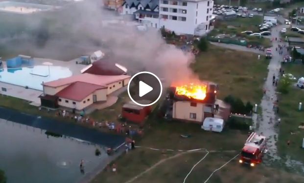 Incendiu la o casă de vacanță din zona de agrement Tășnad