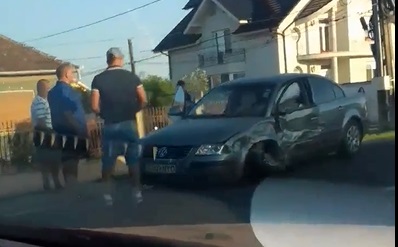 VIDEO. Accident la Satu Mare. Trafic îngreunat
