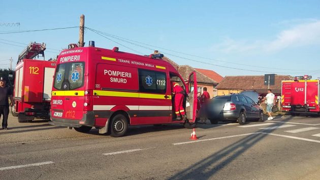 FOTOGALERIE. ACCIDENT cumplit lângă Satu Mare. Cinci victime, un încarcerat