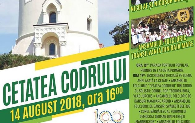 Ardudul, în sărbătoare. Festivalul folcloric „Cetatea Codrului", la a VI-a ediție