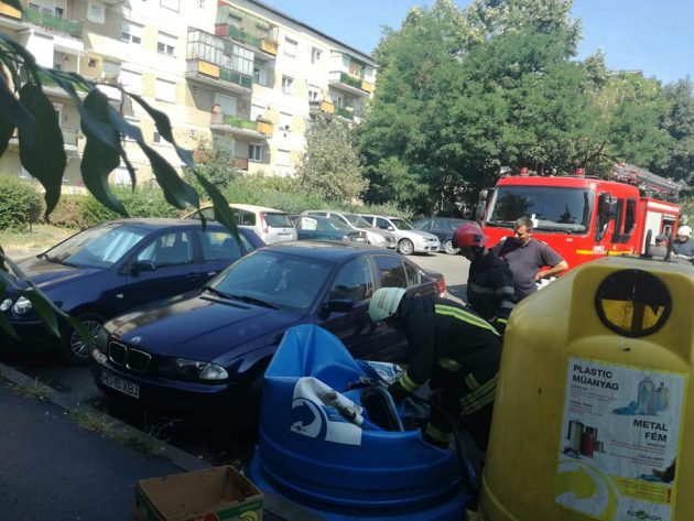 FOTOGALERIE. Mașini, SALVATE de pompieri la Satu Mare. Ce s-a întâmplat