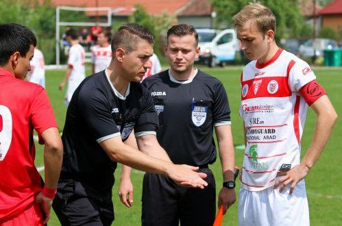 Kovacs Szabolcs va arbitra  Minaur Baia Mare - CS  Iernut