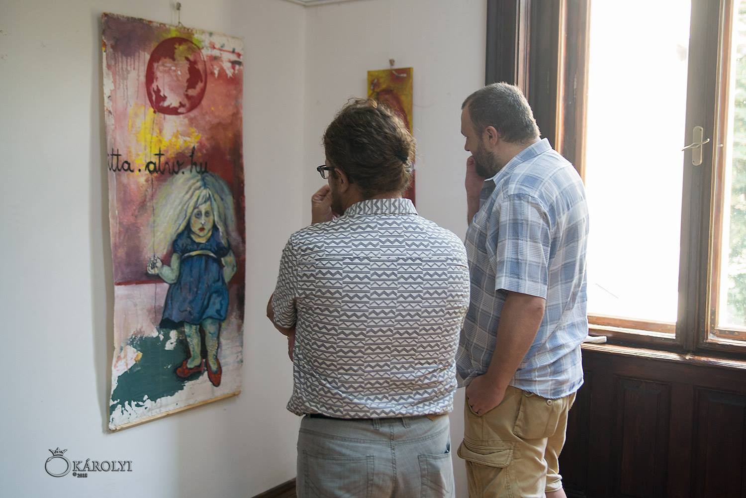 Expoziția de pictură a artistei Csorján Melitta, vernisată la Castelul din Carei