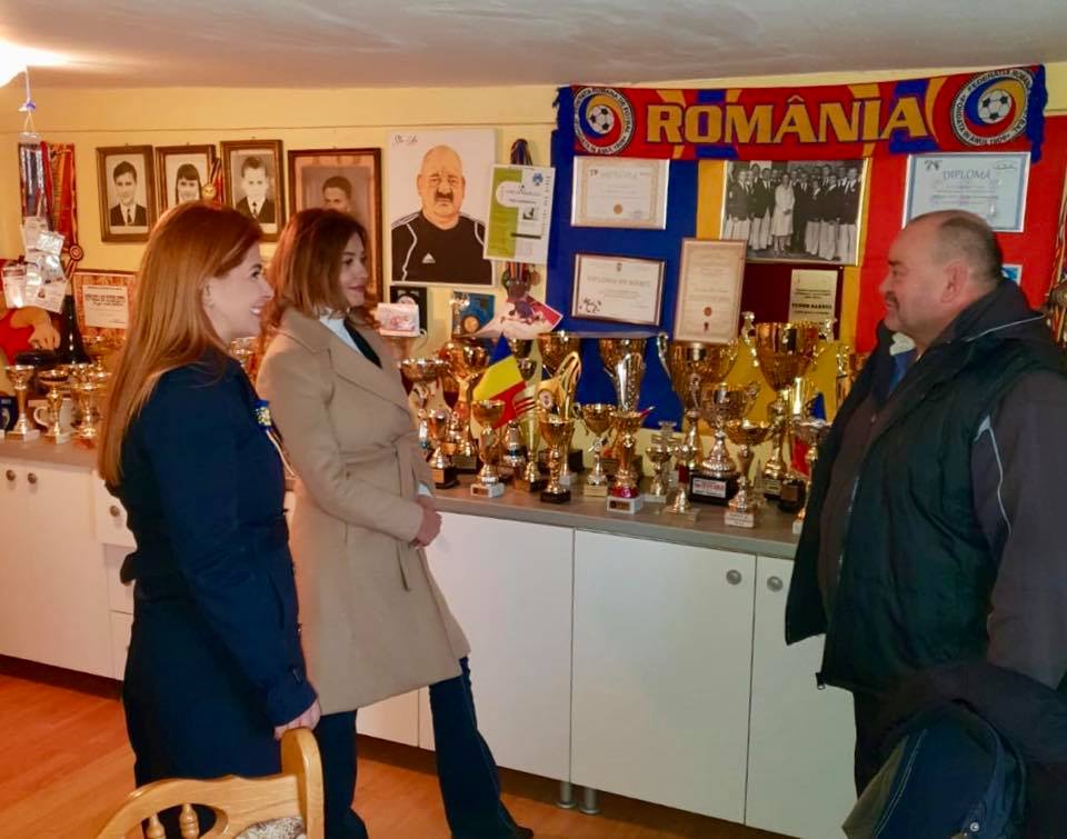 Ioana Bran, în vizită la Tudor Barbul!