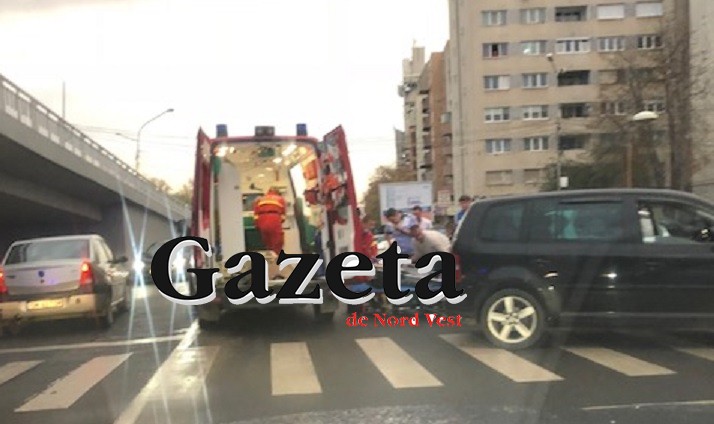 FOTO. ACCIDENT GRAV. Lovit pe trecere în Centru