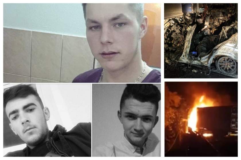 VIDEO/FOTO. ACCIDENT CUMPLIT! Trei tineri au ARS DE VII