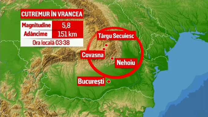 ALERTĂ! CUTREMUR de amploare în țară! Aproape 6 pe Richter