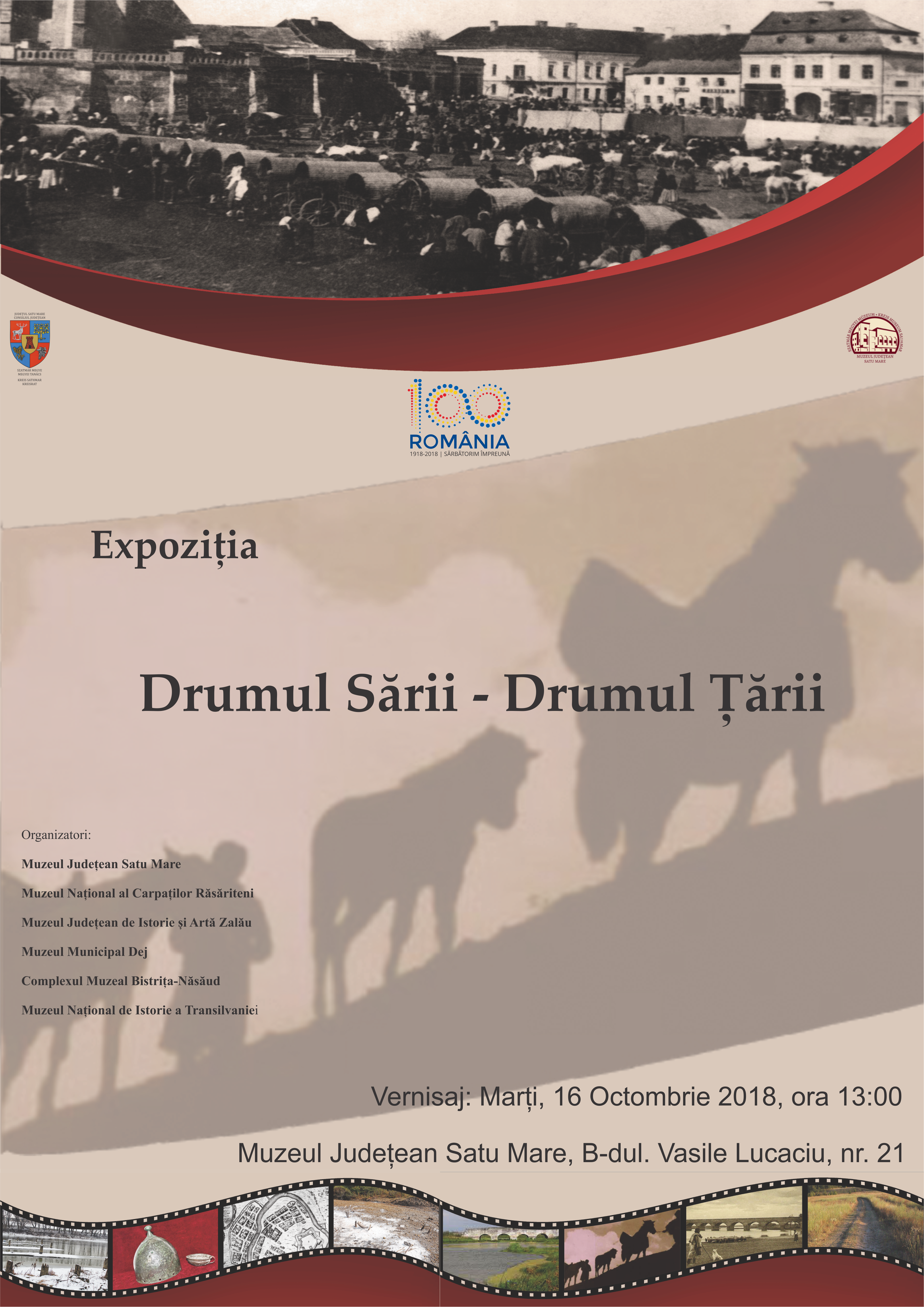 Expoziția Drumul Sării - Drumul Țării, vernisată la Satu Mare